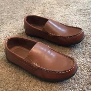 Boys brown loafers